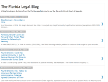 Tablet Screenshot of floridalegalblog.org